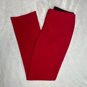 Must Bundle 💥 Express Women Columnist Red Pants Trousers Slacks Sz 4R S6